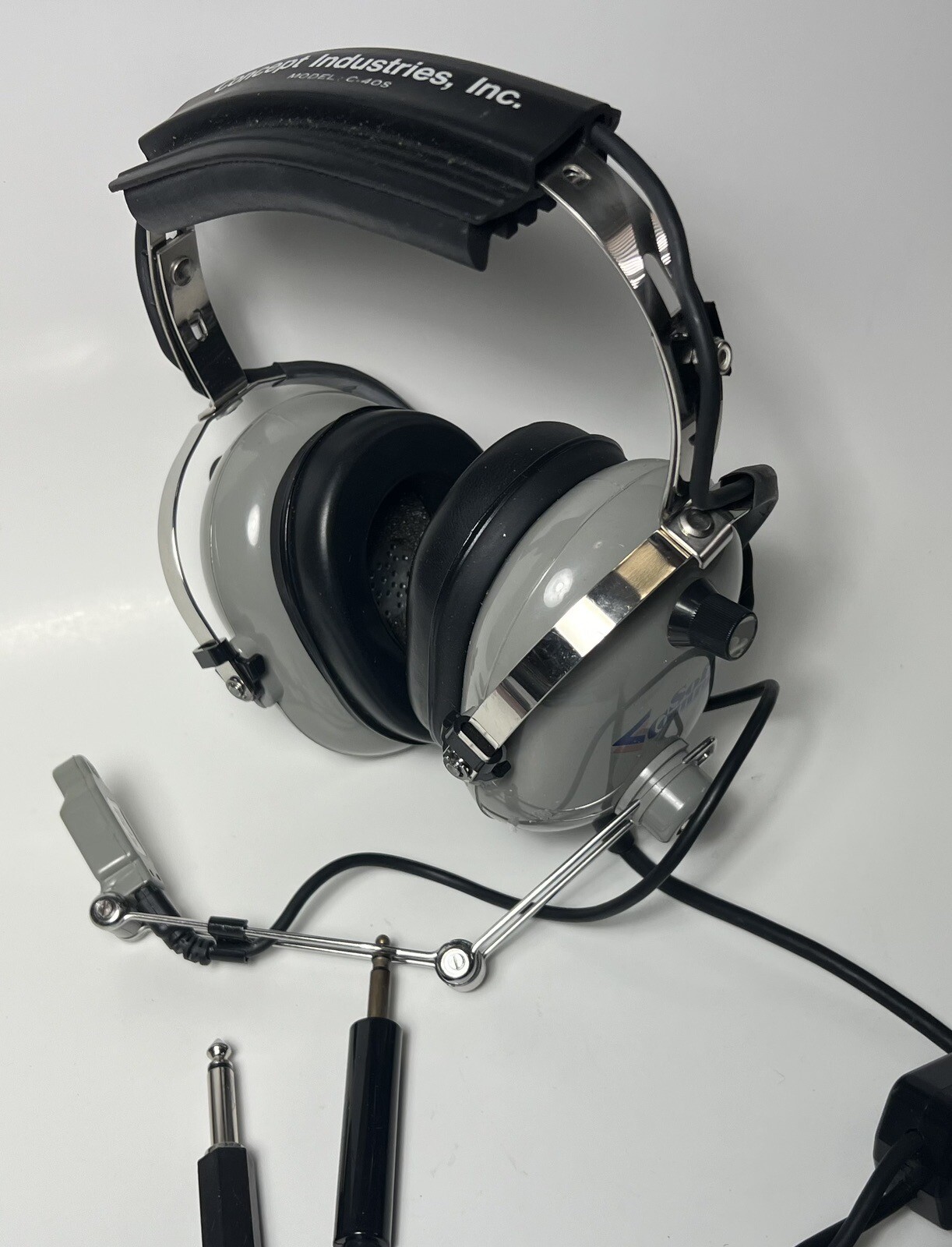 Concept Industrial Model C-40S Soft Comm Aviation Pilot Headset