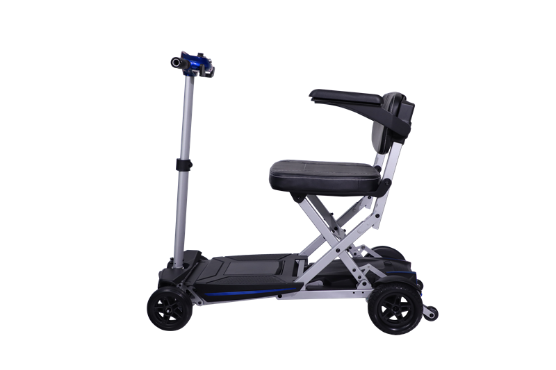 4 Wheels Foldable Travel Mobility Scooter 24V Battery Powered for Elderly