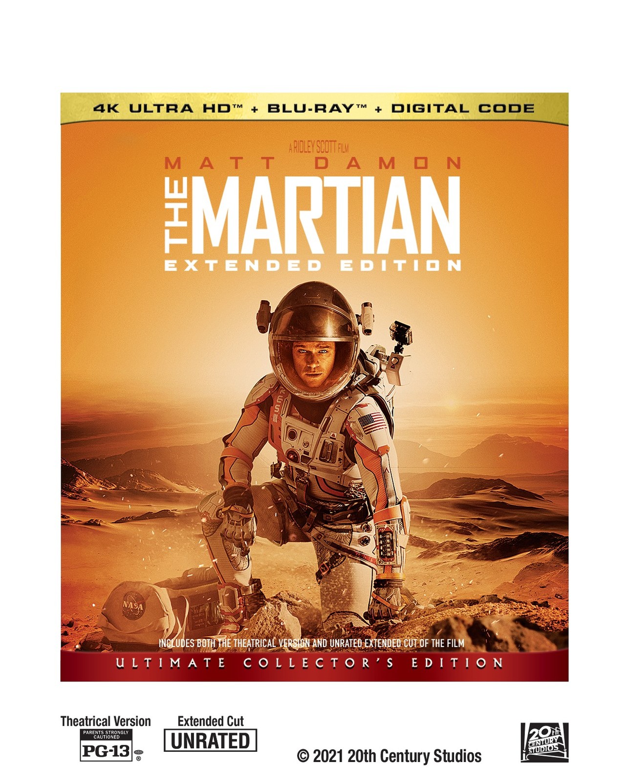 The Martian (4K / Blu-ray + Digital) New
