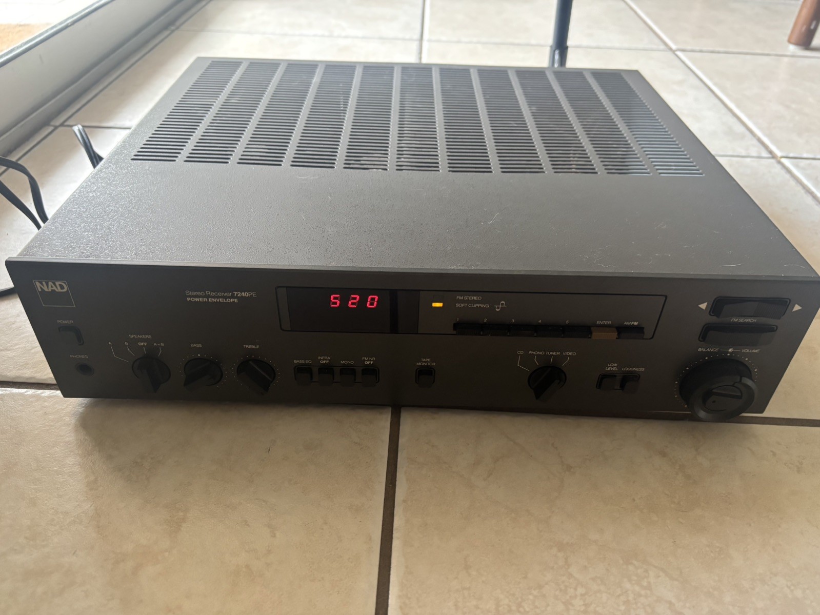 NAD 7240PE Power Envelope Stereo Receiver – Fully Tested – Vintage Audiophile.