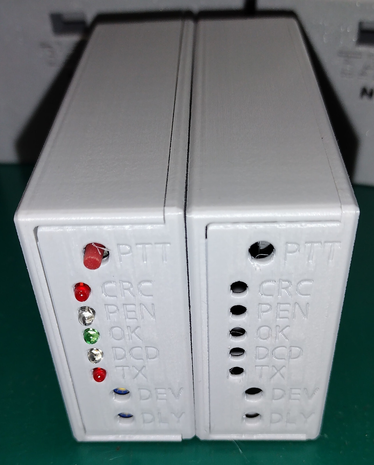 NinoTNC 3D Printed case for ham radio packet NinoTNC board