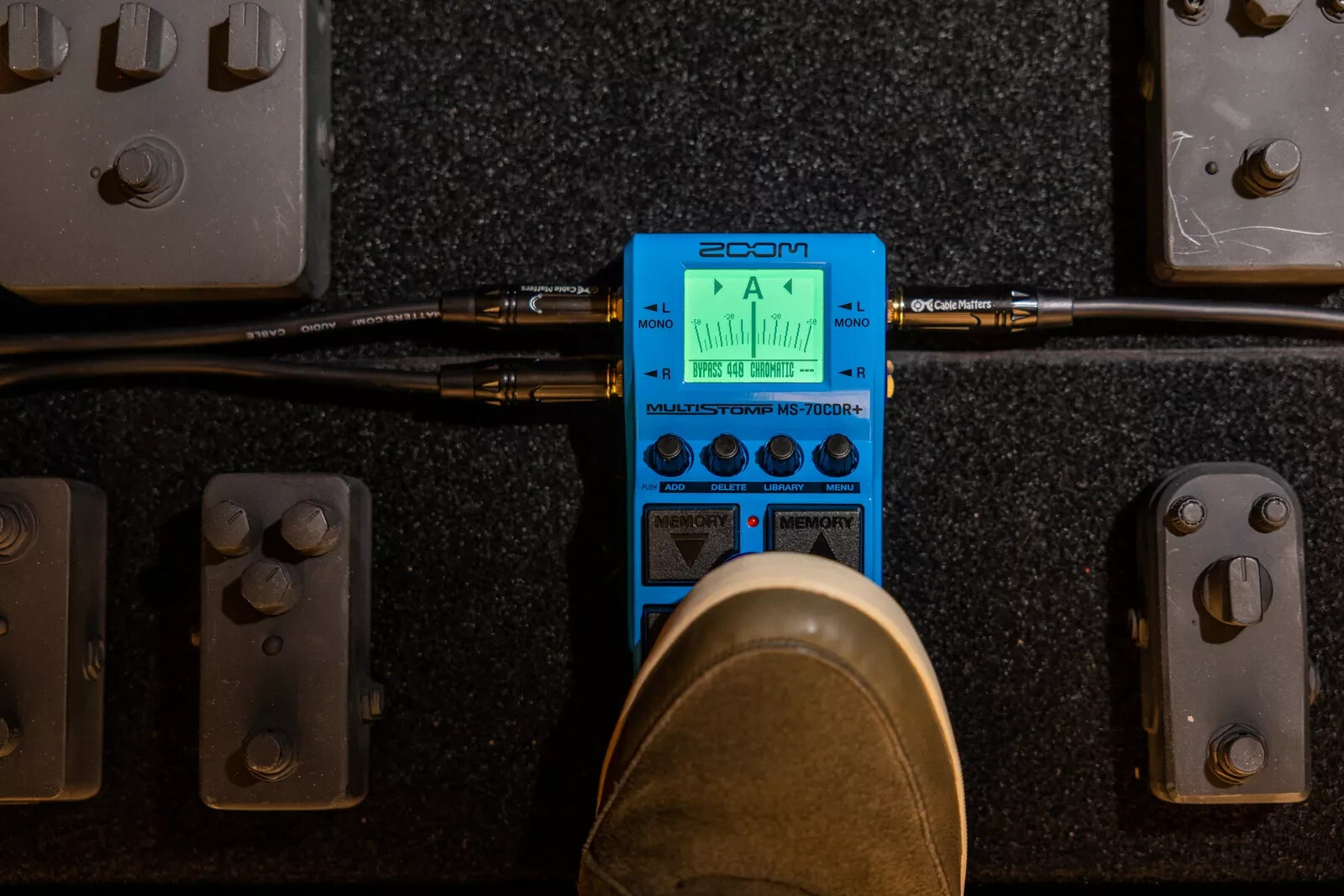 Zoom MS-70CDR+ MultiStomp Guitar Effects Chorus/Delay/Reverb Pedal