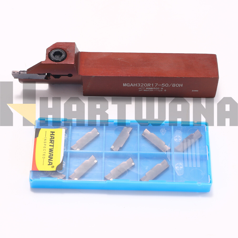 Lathe Grooving Holder Face Grooving Tool 50/80 With Carbide Inserts MGMN300