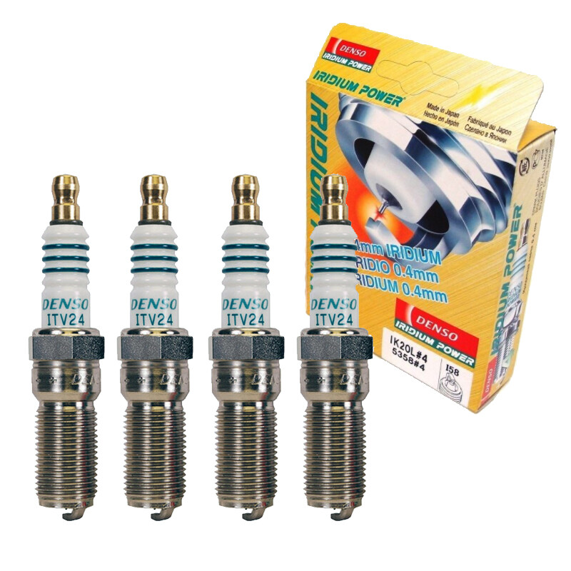 DENSO IRIDIUM POWER Spark Plugs ITV24 5341 Set of 4