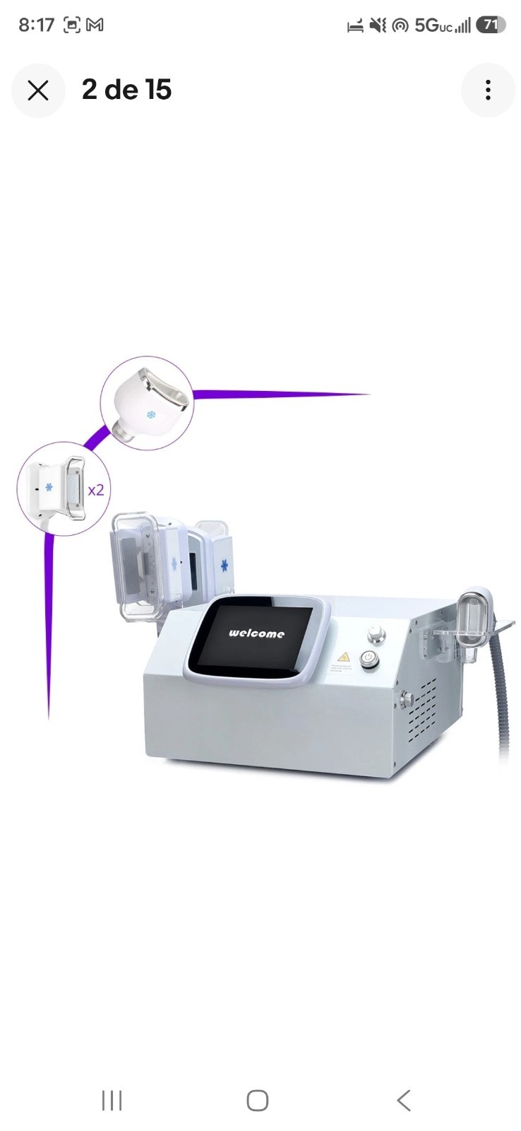 3 Handles Cryo Cool Freeze Machine Double Chin Removal Body Silhouette Massage