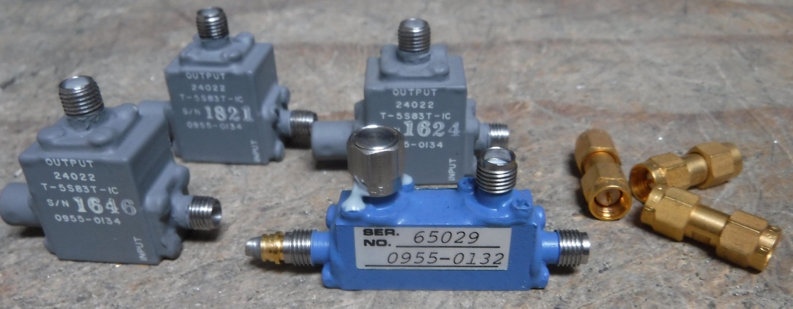 MIXED LOT OF SMA  COMPONENTS AND ADAPTERS    FREE SHIPPING