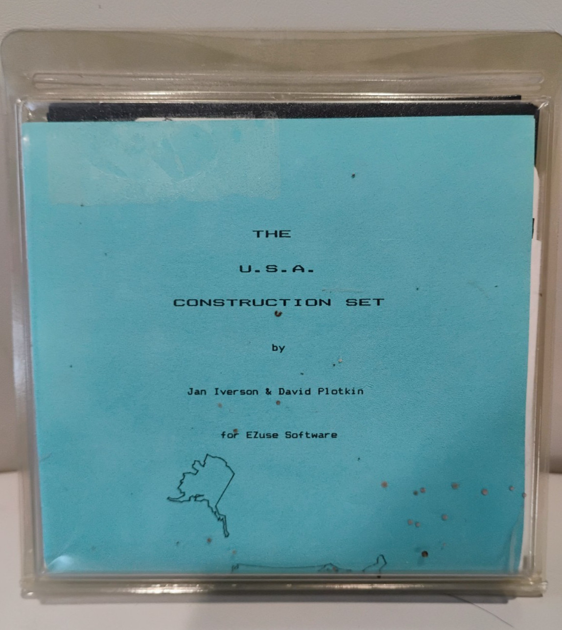 The USA Construction Set by EZUse; Atari ST Floppy Disks w/ Manual