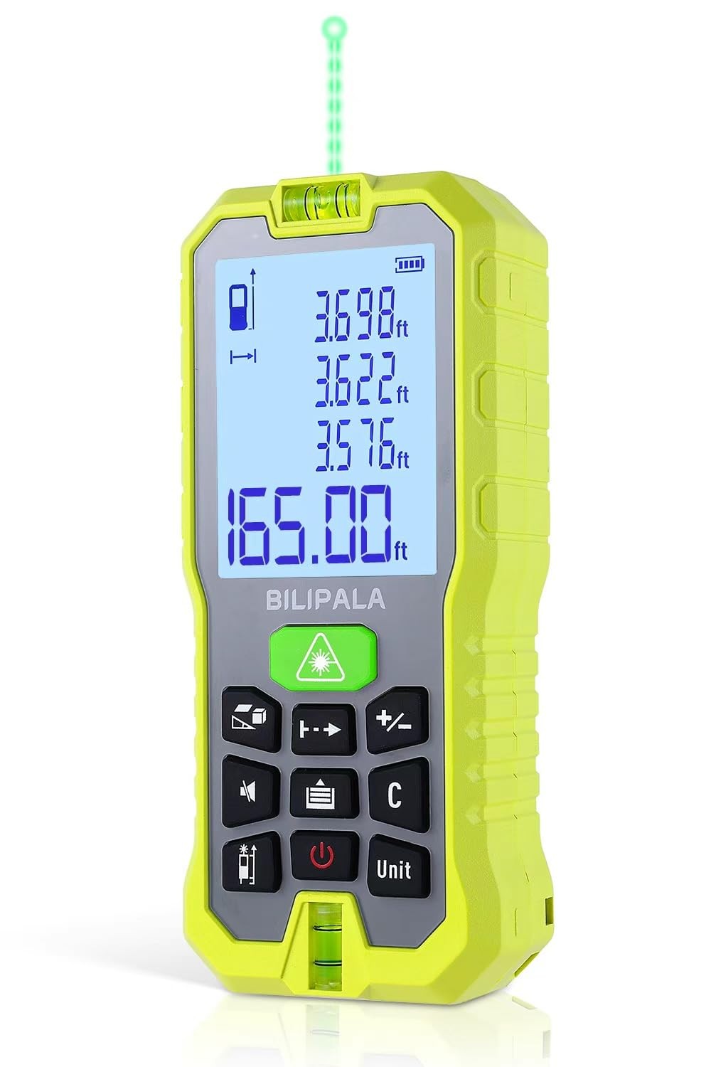 Laser Distance Measuring Tool, 50M/165ft Measure, DM50G(50m), Green