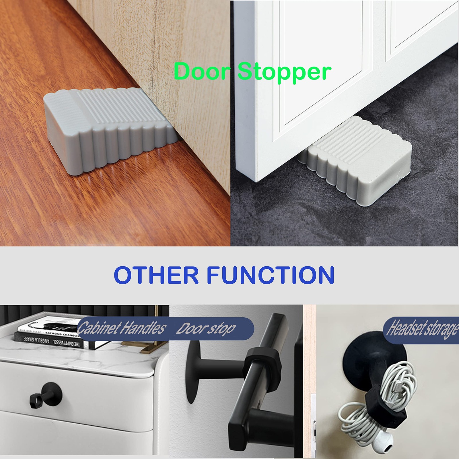 Laptop/Computer Keyboard Stands, Riser,Door Stopper,[2 Pack] Pink