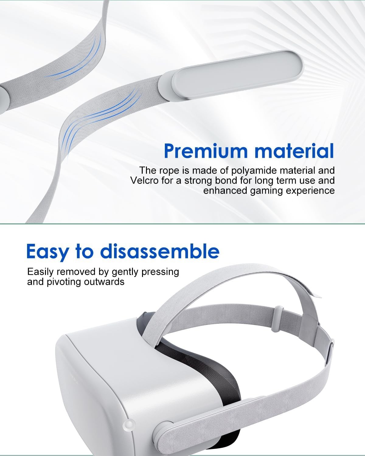 Original Replacement Head Strap for Meta Quest 2,Head Strap for Oculus Quest 2,w