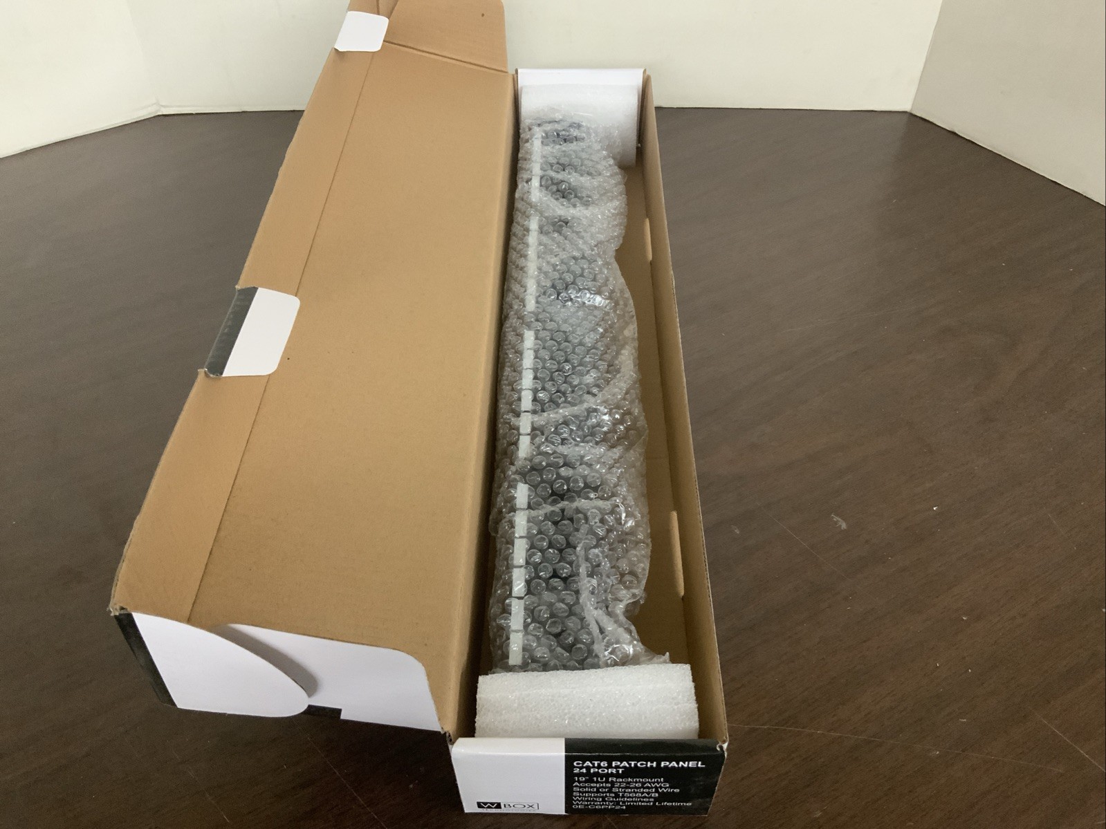 W Box Technologies Cat6 Patch Panel 24-Port