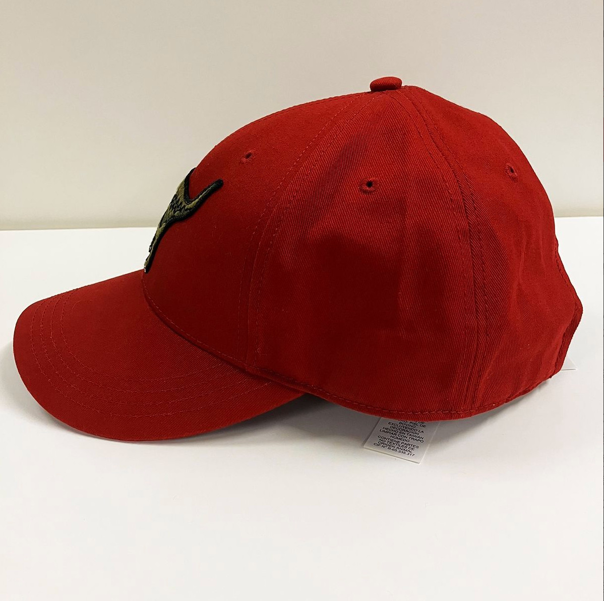 COACH Rexy Dinosaur Red Cap Hat w/ Rexy Charm Cotton Leather Trim Unisex Japan