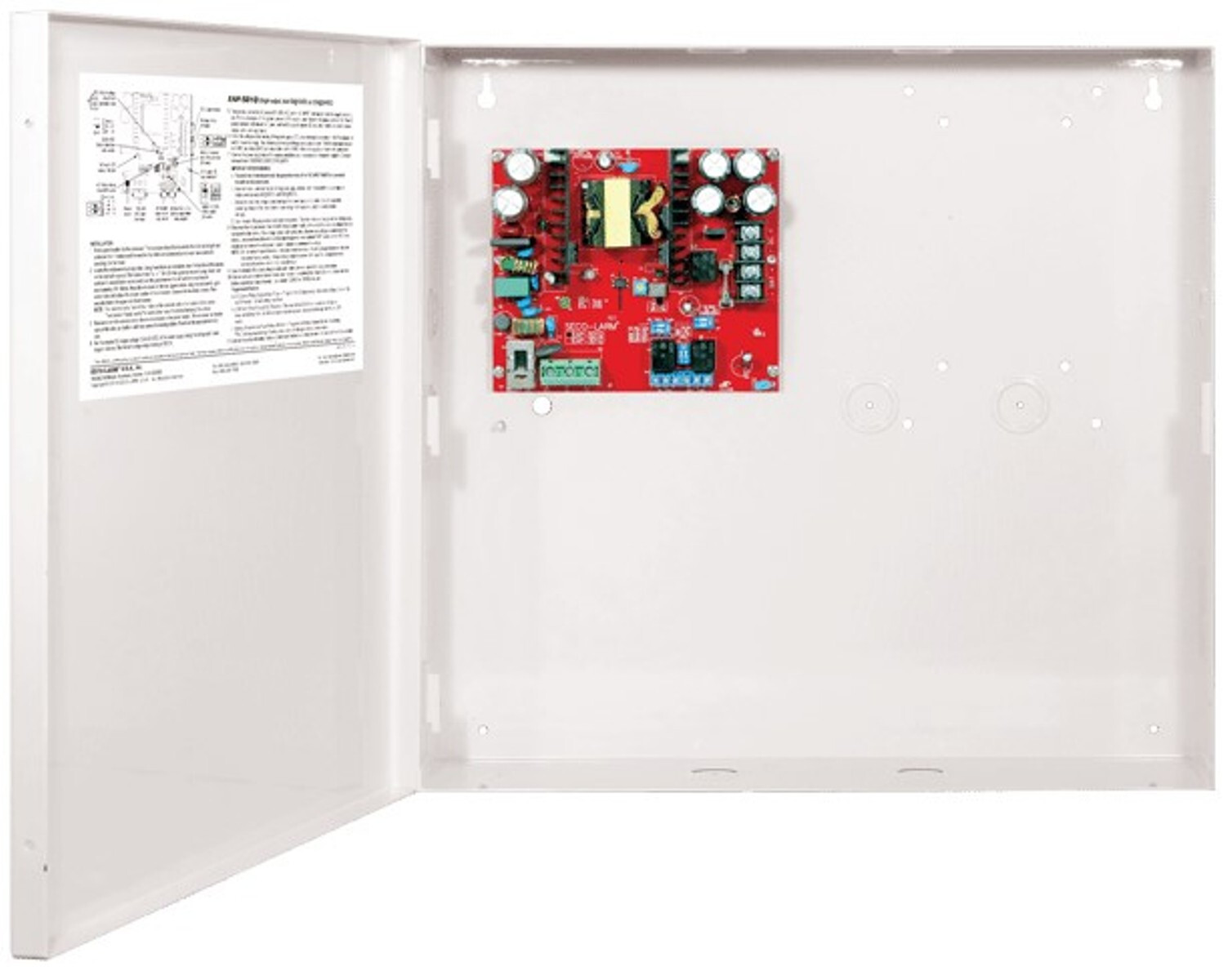 Seco-Larm EAP-5D1Q Access Control Power Supply; Relays Rated 3A@24VDC, 3A@120VAC