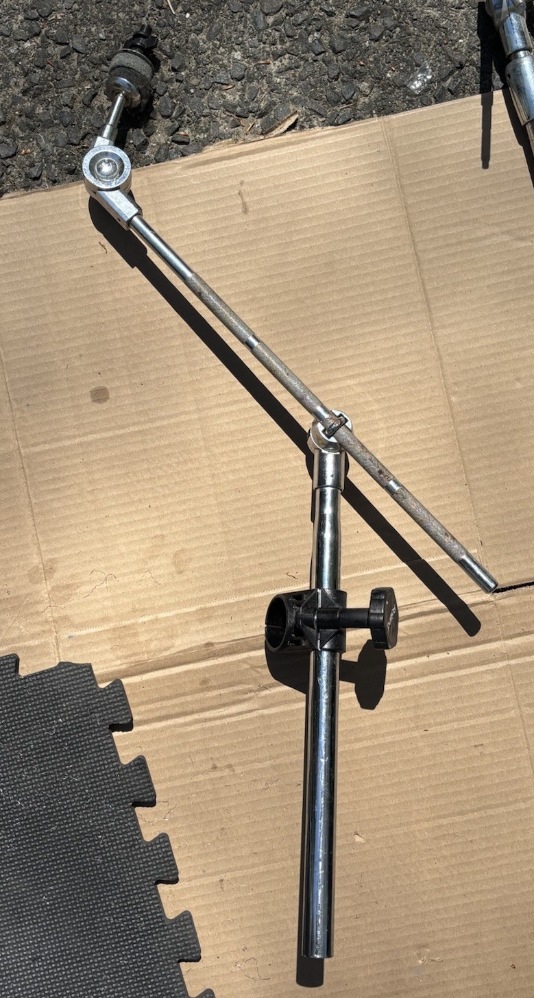 Roland type Electronic Drum Kit Cymbal Mount Boom Arm for Metal Cymbal