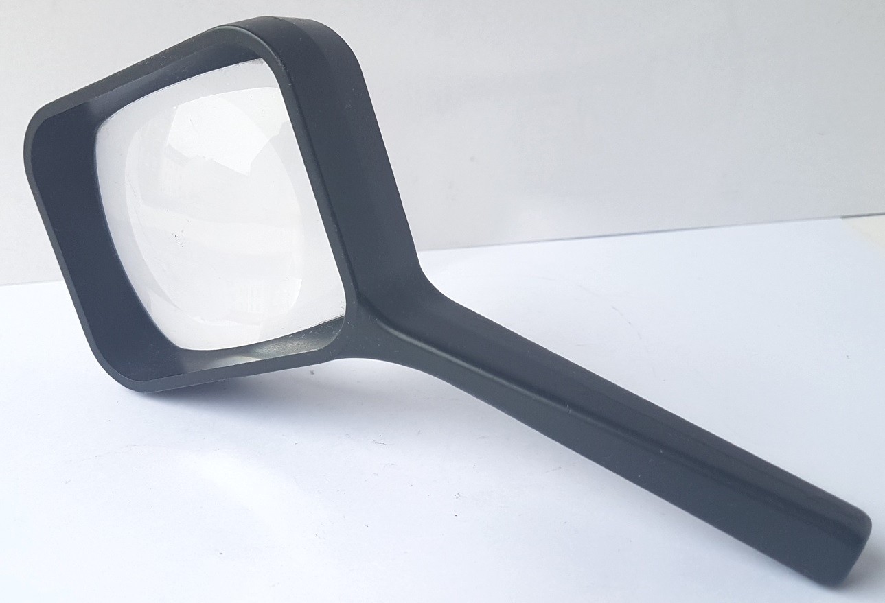 Magnifying Glass / Sheet Fresnel Lens/Magnifying Glass, England, Um 1950 M814