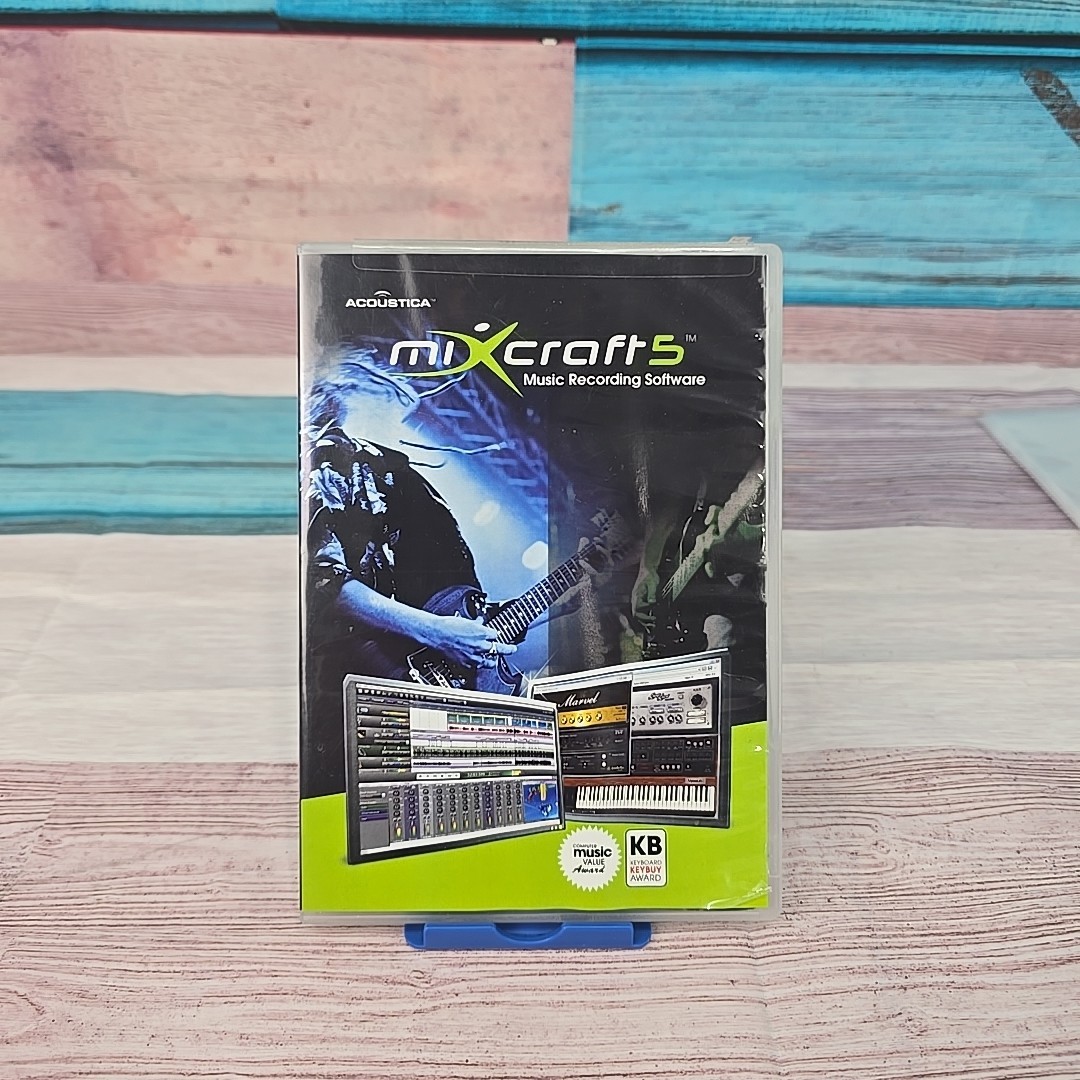 Mix Craft 5 Music Recording Siftware Multi Track Recording Studio DVD Drive Pc