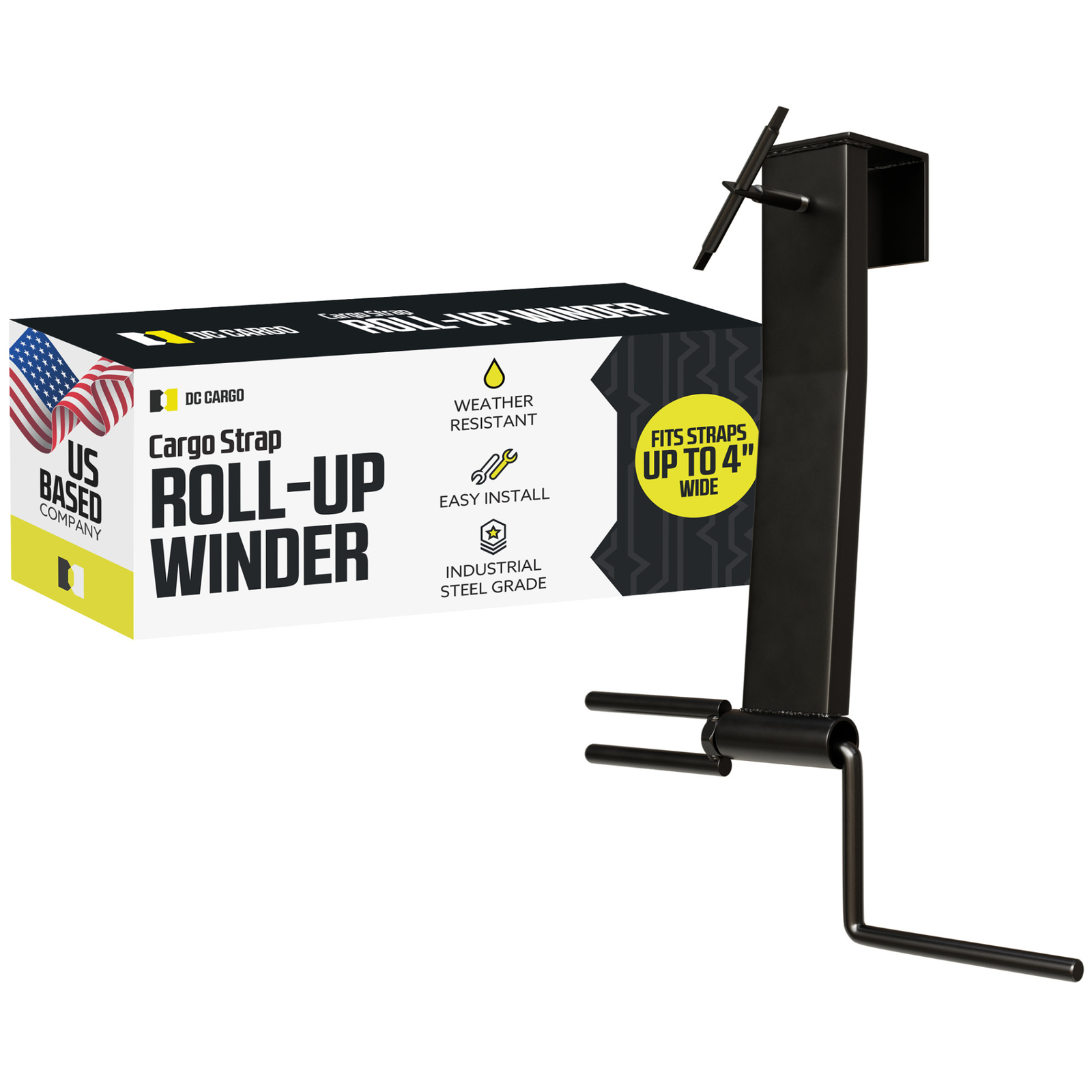 DC Cargo Flatbed Strap Rollup Winder