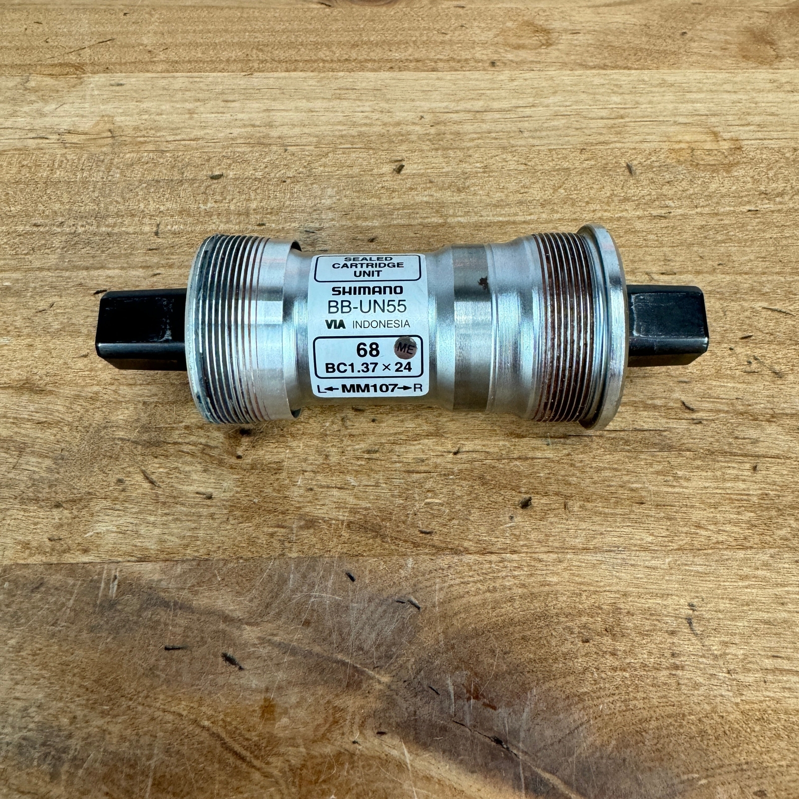 Shimano BB-UN55 BSA English Threaded Bottom Bracket for Square Taper