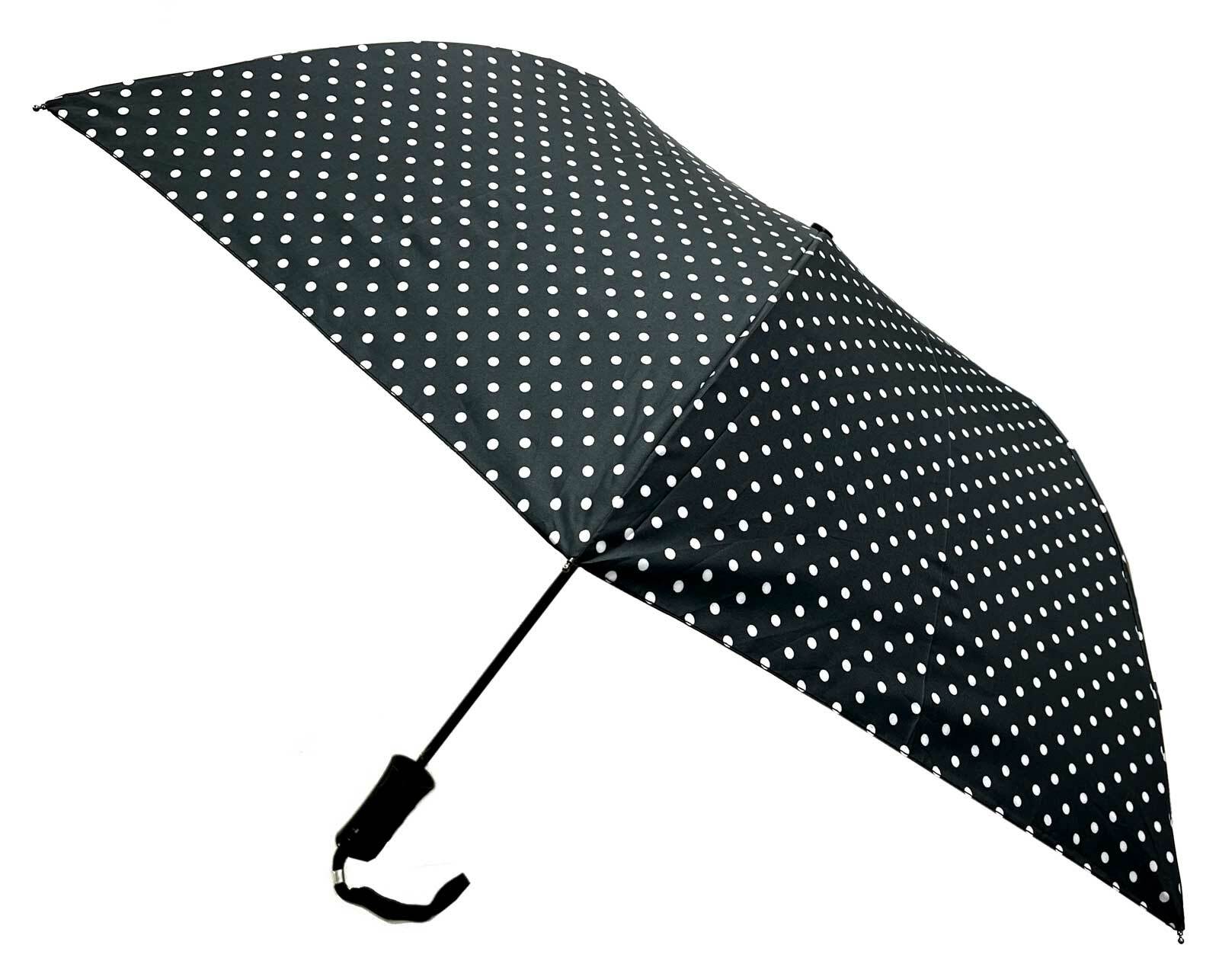 Storm Duds Classic 42 inch Automatic Folding Umbrella With Polka Dots Design