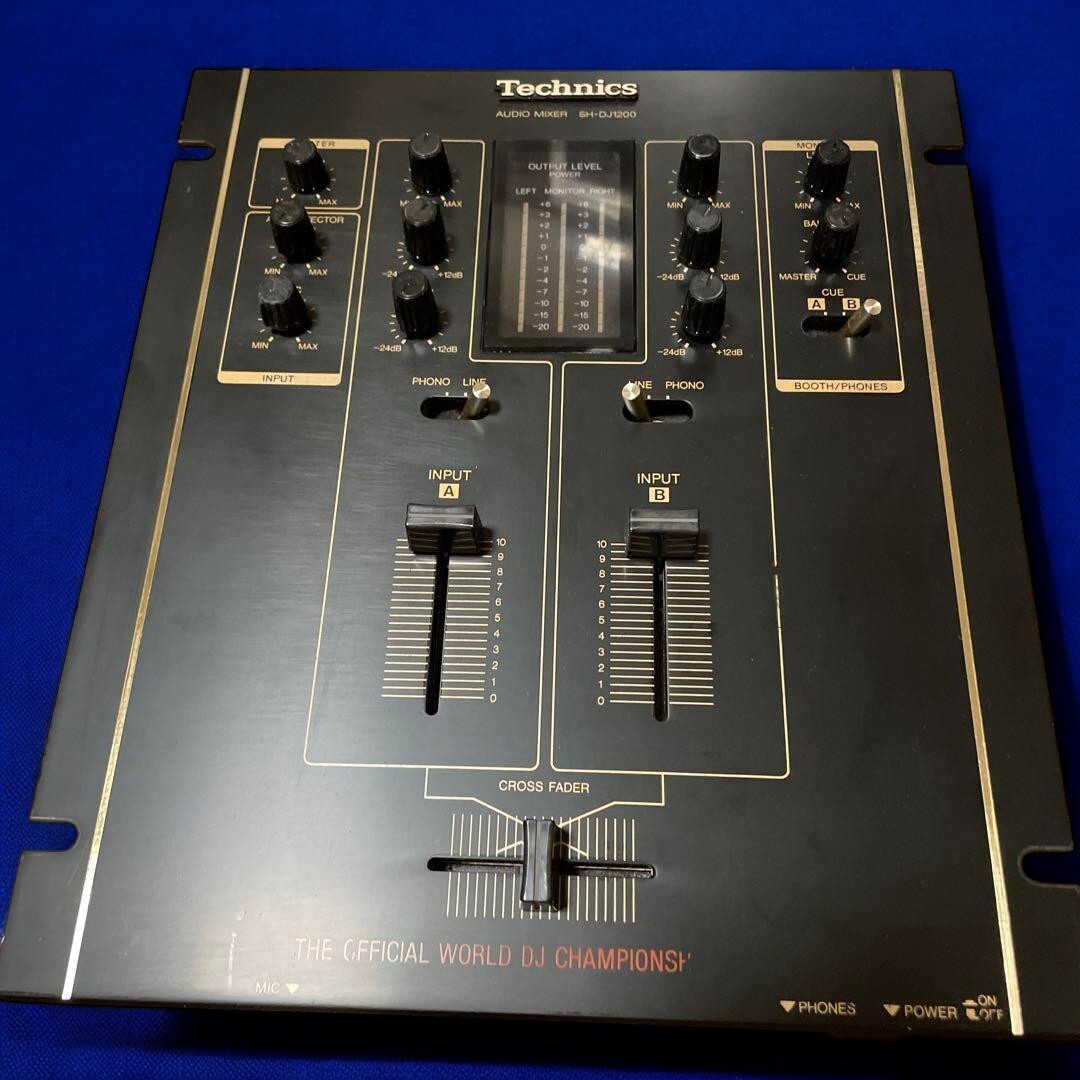 Technics SH-DJ1200 World DJ Championship Audio Mixer w/Cable Tested/working