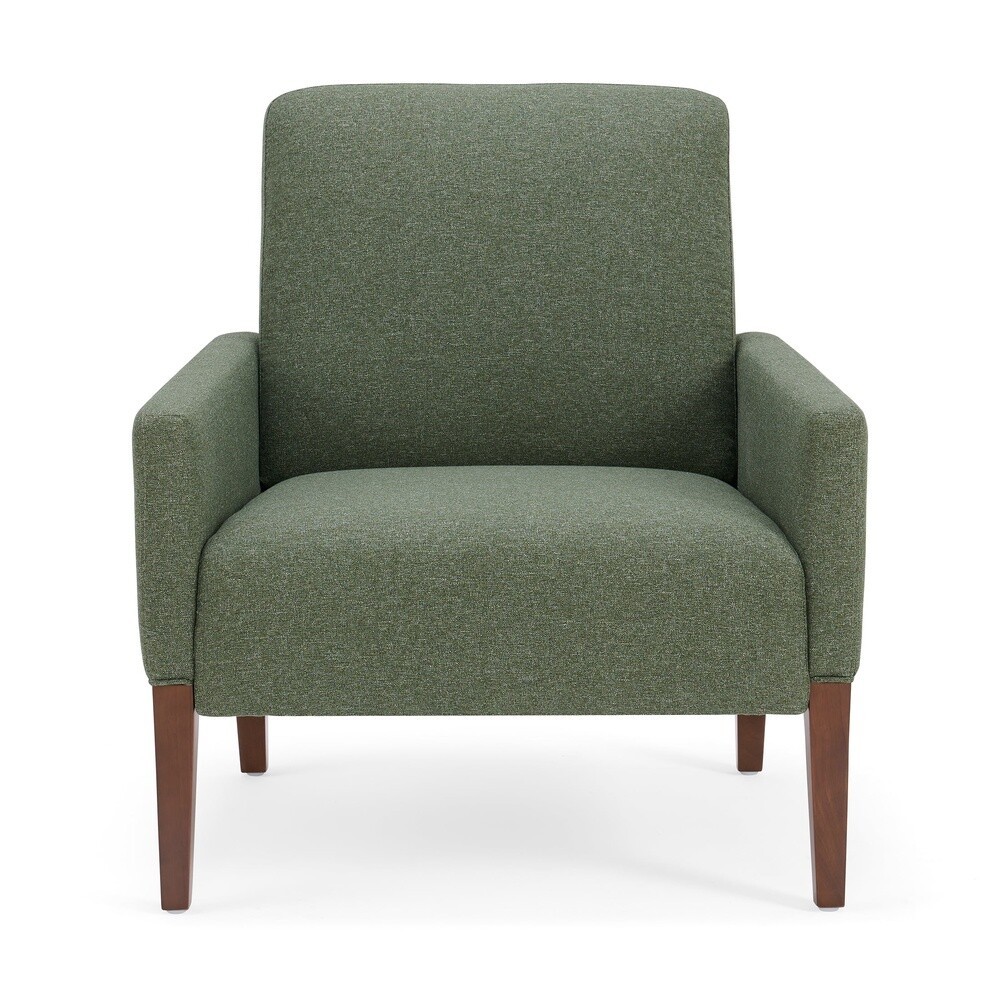 Comfortable Accent Chair Plush Foam Cushion Wooden Legs Modern Home Decor New