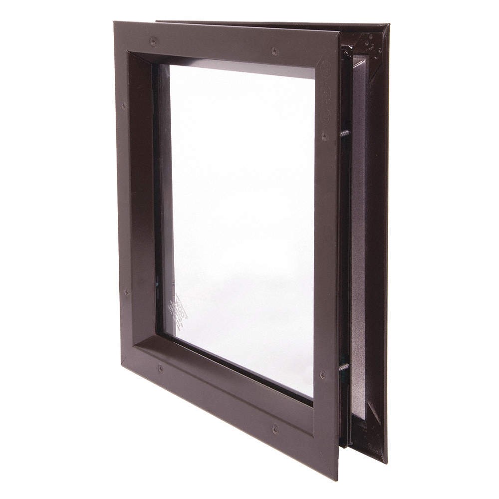 NATIONAL GUARD L-TG-1/4"-FRA-DKB-GT118 6"x27" Lite Kit,25 inx4 in,Brown 53YA16