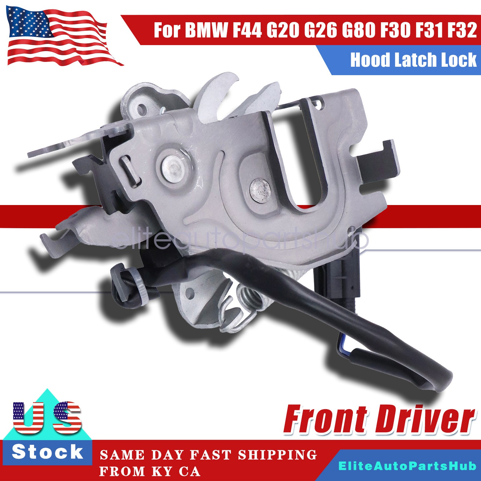 Front Driver Hood Latch Lock Fits BMW F44 G20 G26 G80 F30 F31 F32 G22 G23 F36