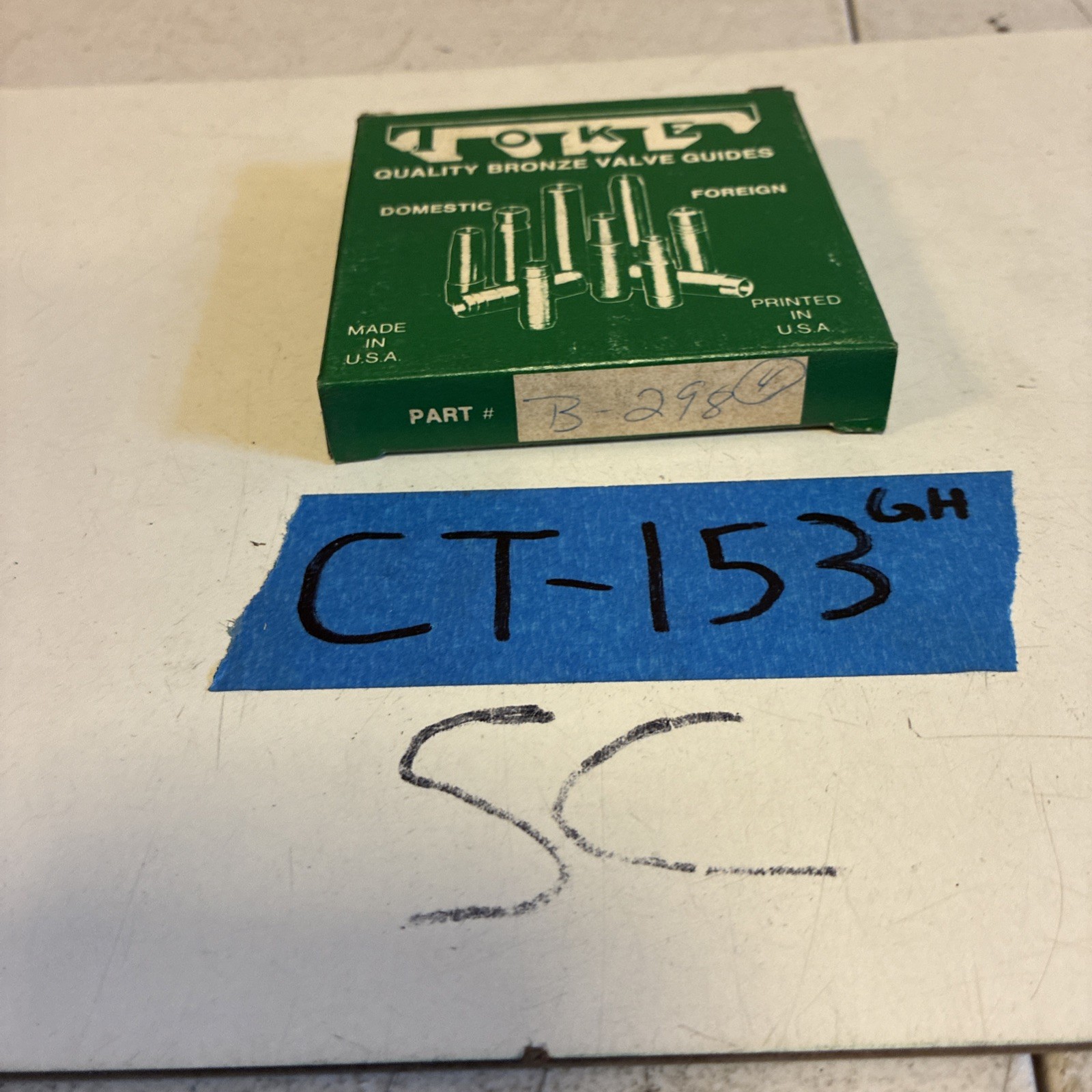 Toke Guide Intake Valve (Sold Individually) B298 Durable High Quality NOS Part