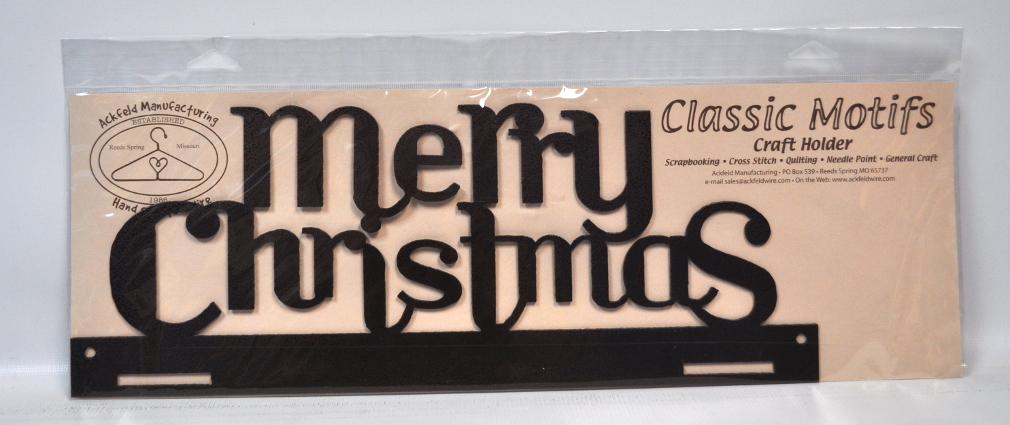 Classic Motifs 16 Inch Copper Vein Merry Christmas Tab Holder