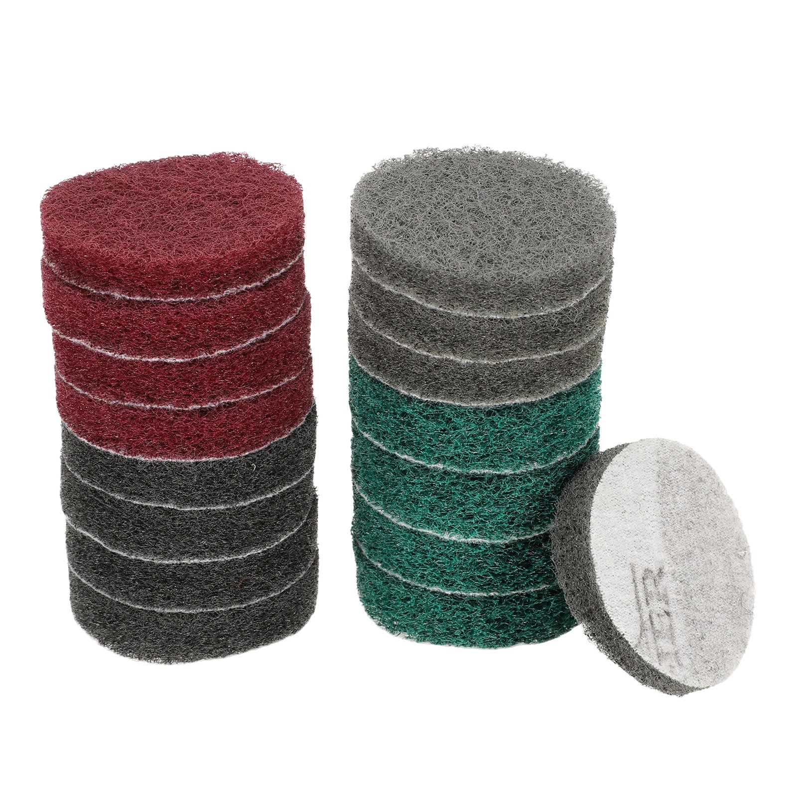 4pcs Scrubber Scouring Pads 180 400 800 1200 Grits 2 Inch Power Brush 4 Colors