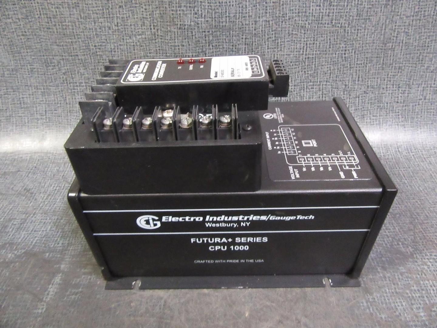 ELECTRO INDUSTRIES FUTURA + SERIES CPU1000 MULTIFUNCTION POWER 1200/5A