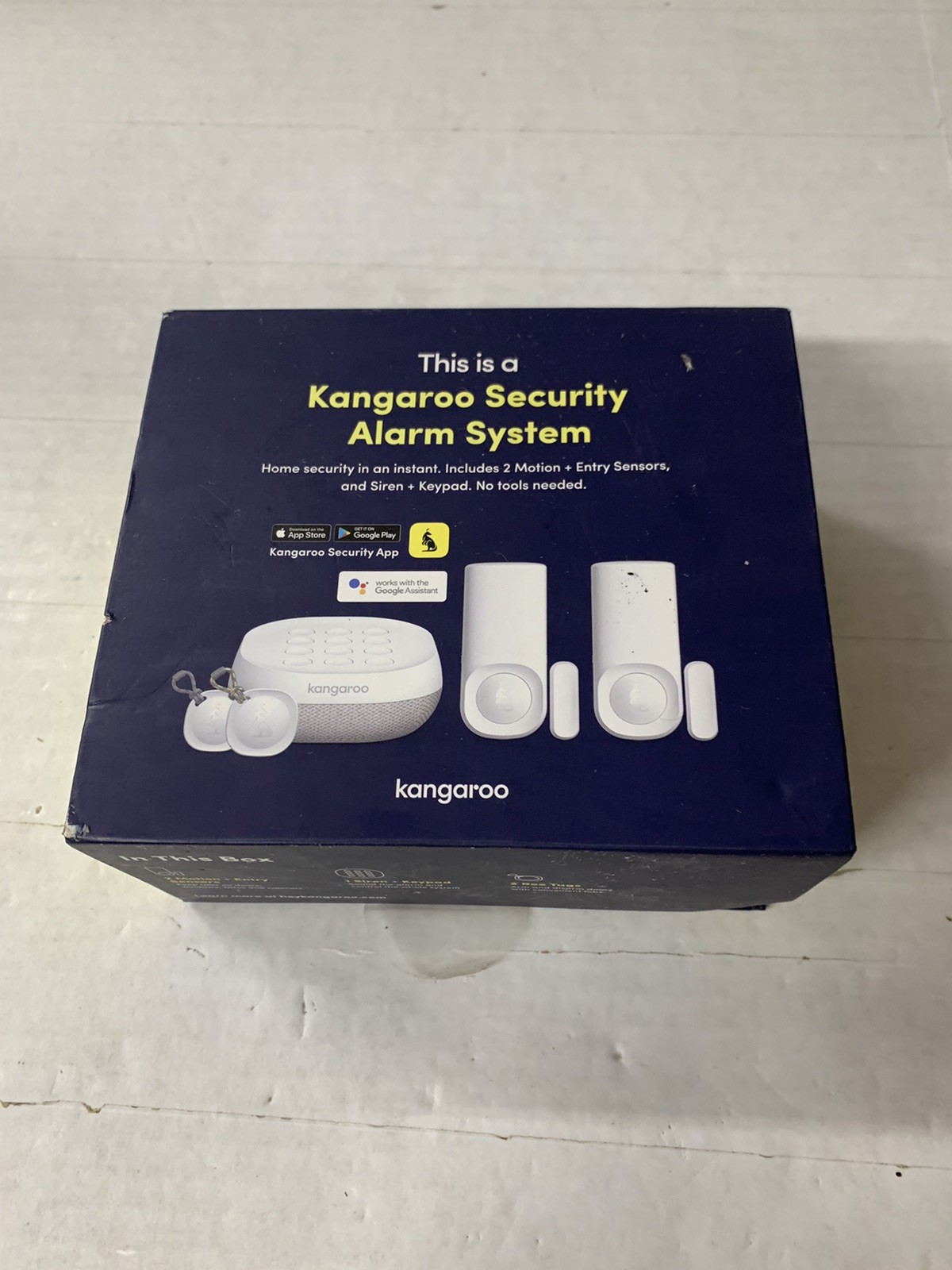 NEW KANGAROO Security Alarm System, NEW OPEN BOX!!