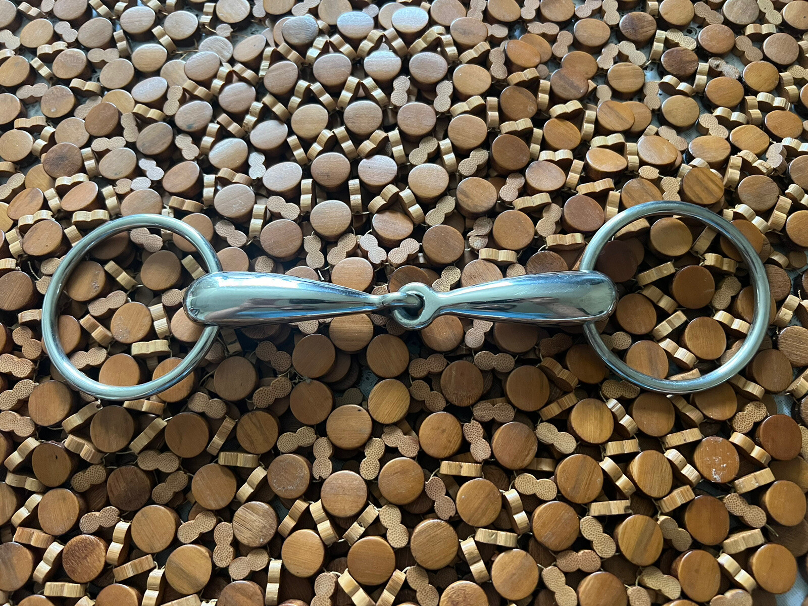 Loose Ring Snaffle Bit Stainless Steel English Single Joint 5 5/8”