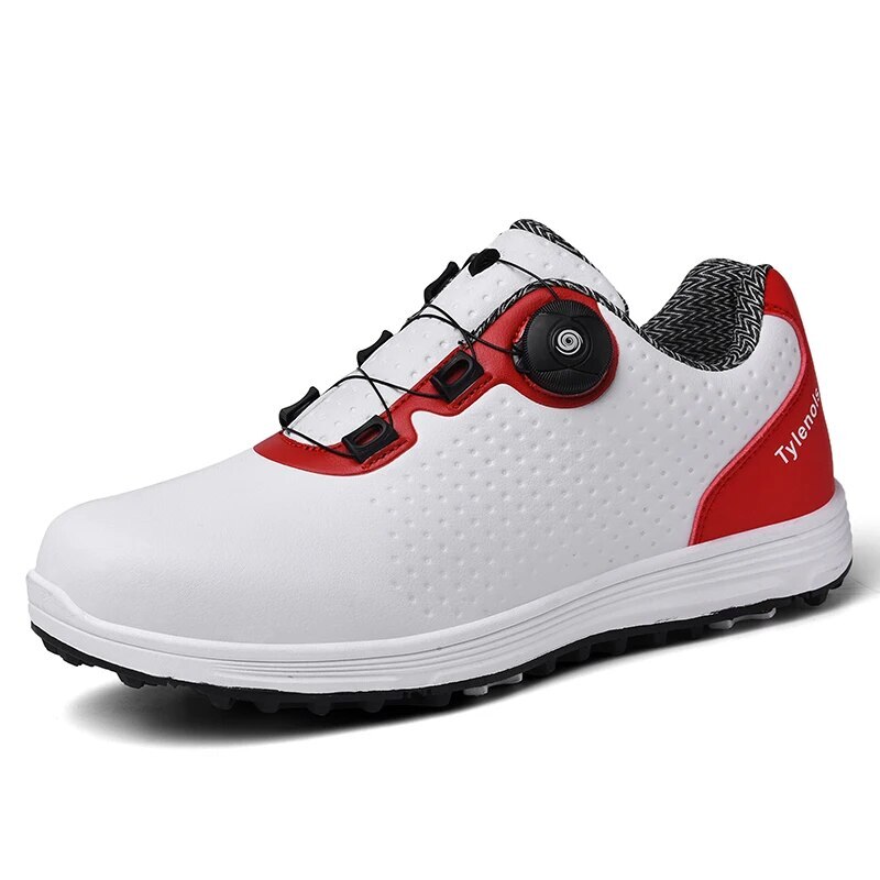 Genuine Leather Golf Shoes Men's Women's Breathable Soft Anti Slip Walking Shoes