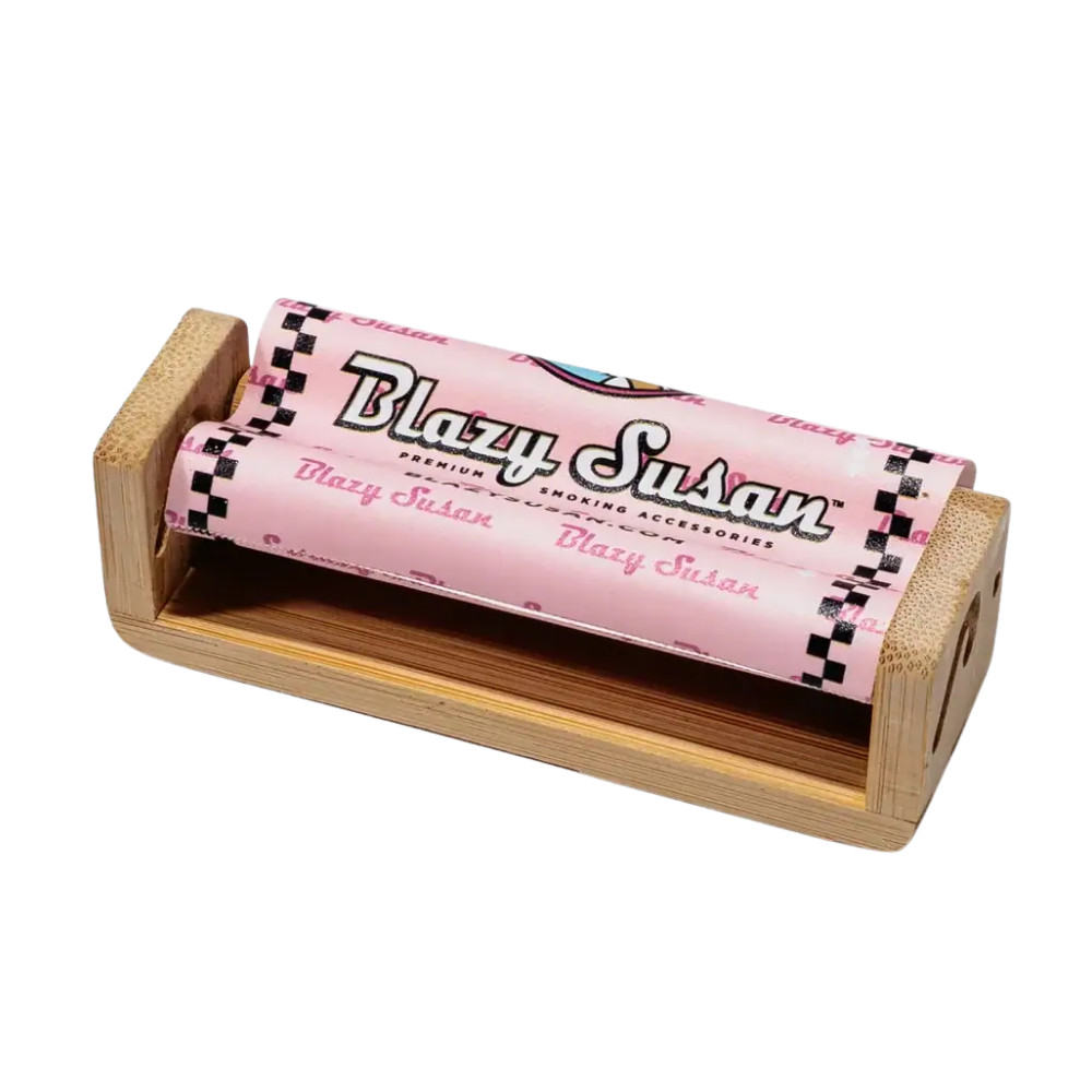 Blazy Susan Bamboo Rolling Machine 78mm 1 1/4 Rolling Paper Hand Roller