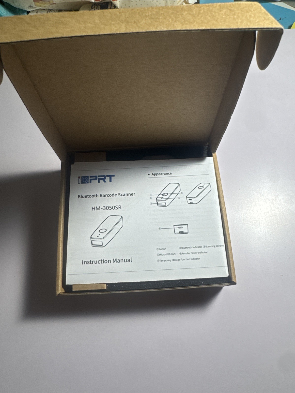 HM-3050SR 1D/2D QR Code Bluetooth Barcode Scanner for Scoutly Bookz Pro