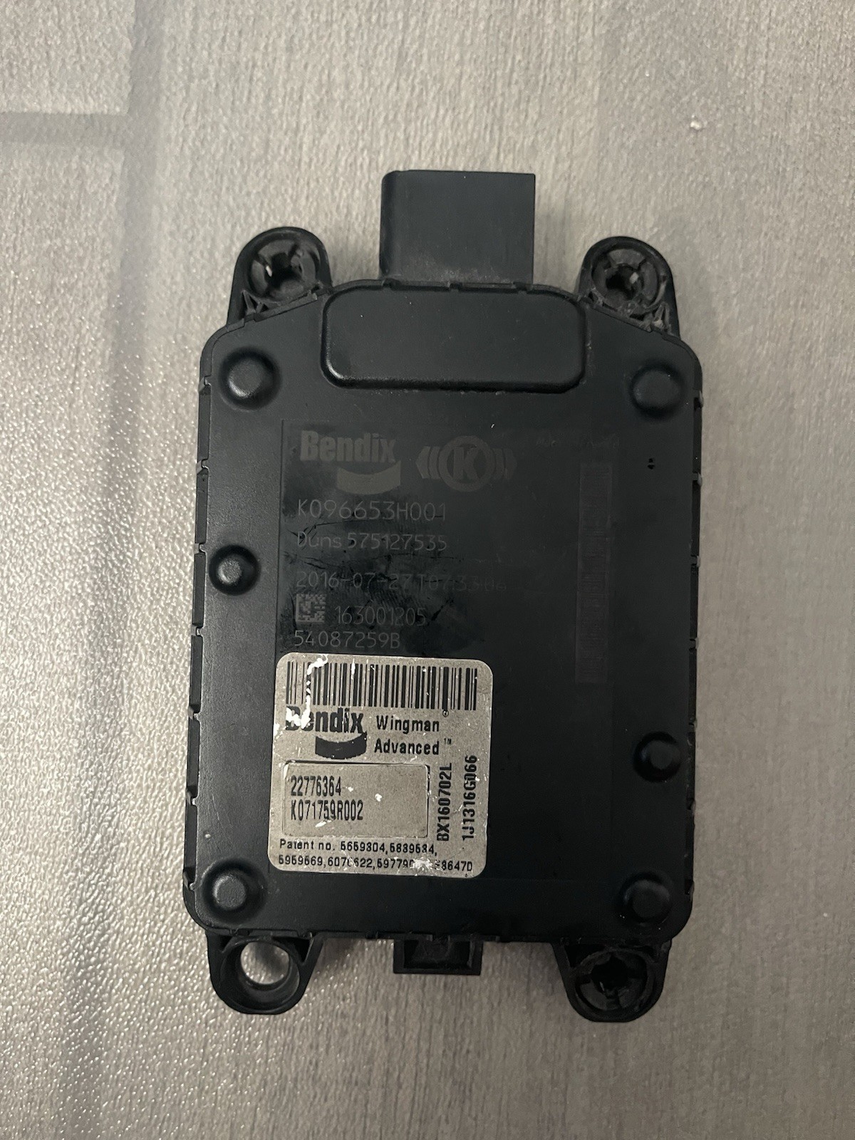 Bendix Wingman Fusion Front Radar Sensor