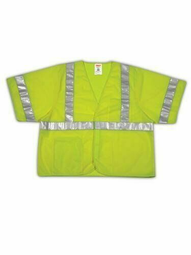 TINGLEY JOB SIGHT V70022.L-XL ANSI 107 Class 3 Polyester Mesh Fluorescent Vest