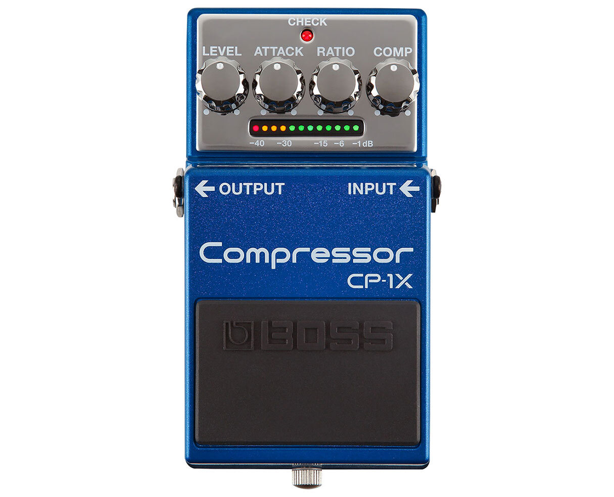 Boss CP-1X Compressor + 2x Gator Patch Cable 3 Pack
