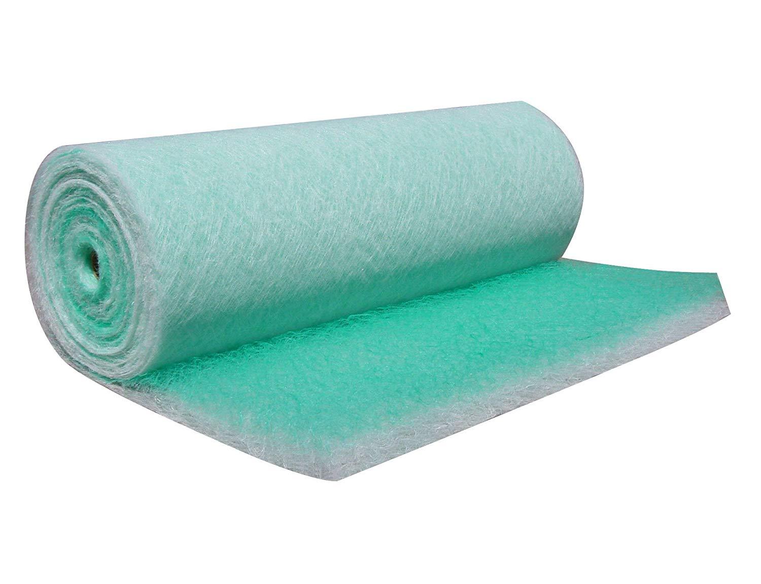 Paint Spray Booth Exhaust Filter Roll, 20.5"x 300 ft (15 Gram)