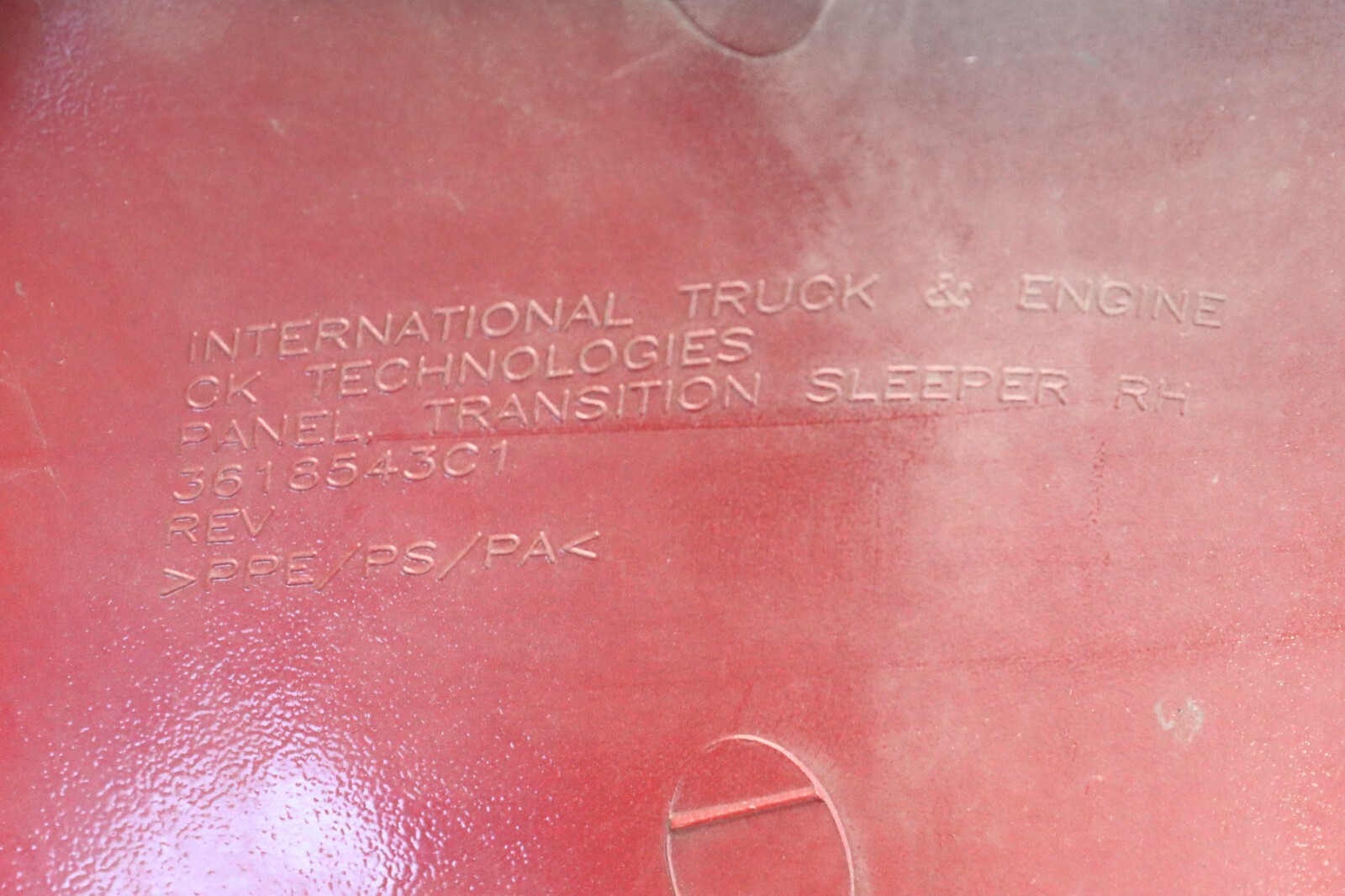 2017-2024 INTERNATIONAL LT625 RIGHT PASSENGER SLEEPER TRANSITION PANEL COVER OEM