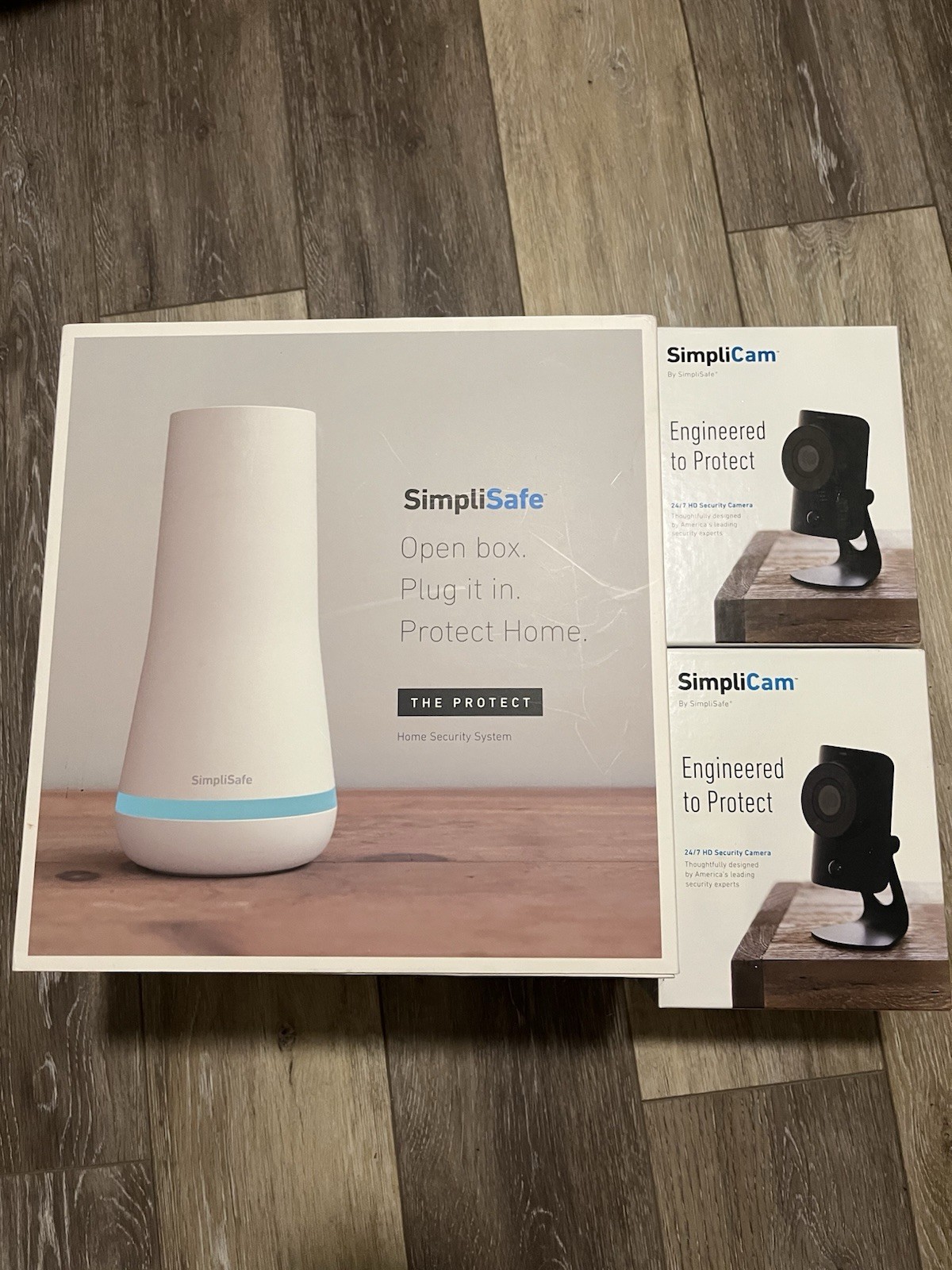 SimpliSafe The Protect Home Security System Kit Base, Keypad, Entry & Motion