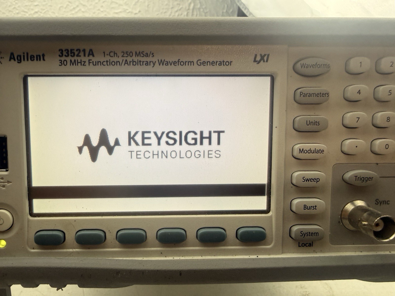 Used Agilent 33521A Function / Arbitrary Waveform Generator, 30 MHz,,