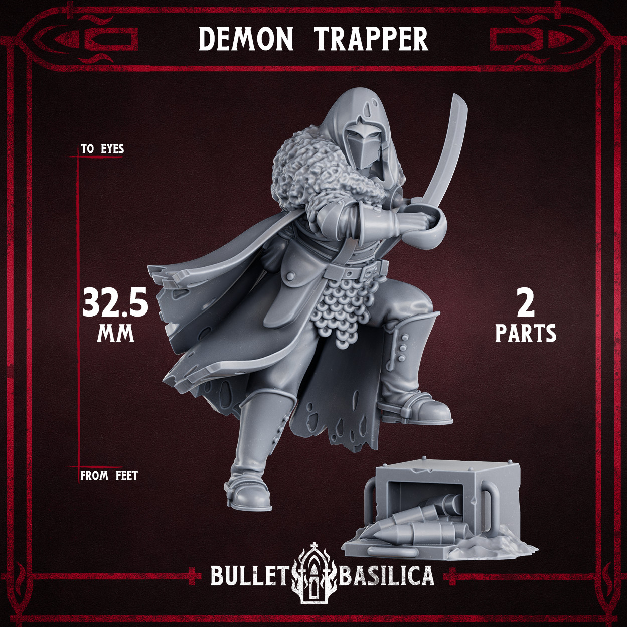 Crimson Hussars Demon Trapper Grimdark Trenchwar Proxy