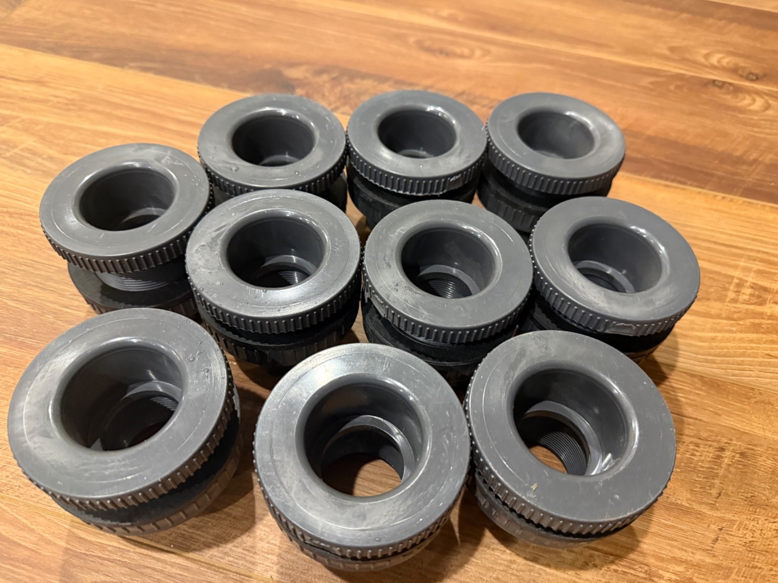 1.5" Bulkhead Fitting Slip x Thread (Slip on the Flange/Head Side)