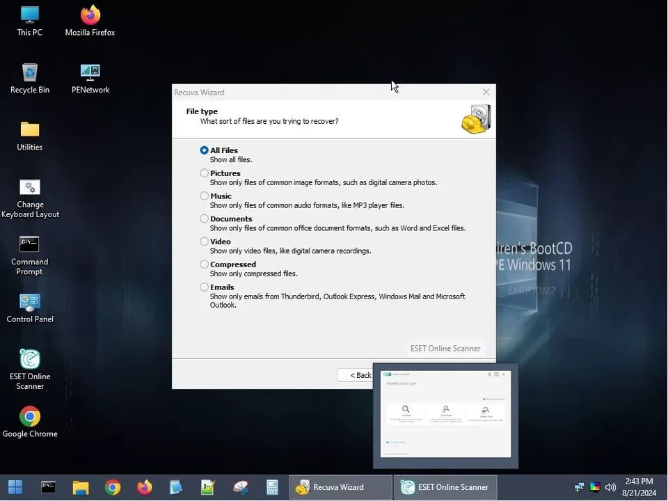 Hiren’s Boot 2025 Version ~ Computer Diagnostic Repair Data Recovery ~ 99+ Tools
