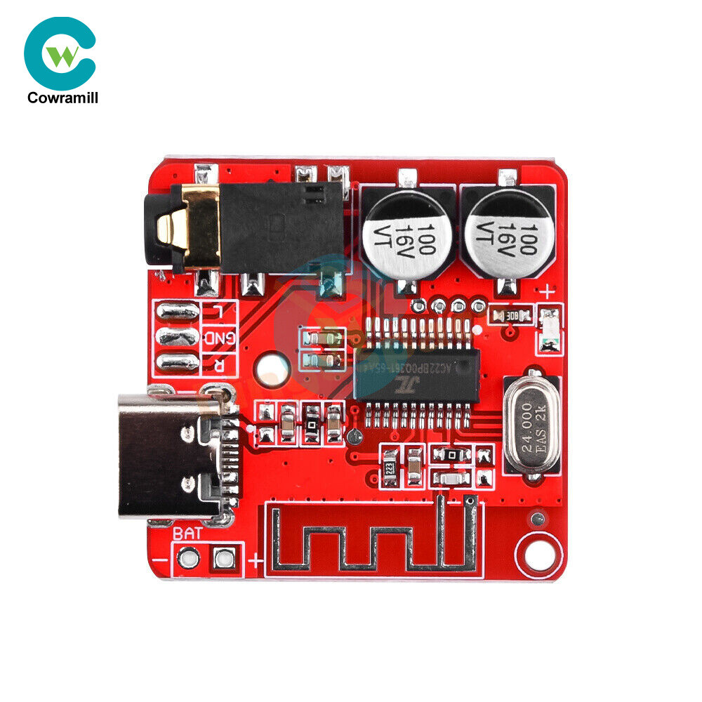 10PCS 3.7V-5V Mini Bluetooth 5.0 Audio Receiver MP3 Decoder Amplifier Module.