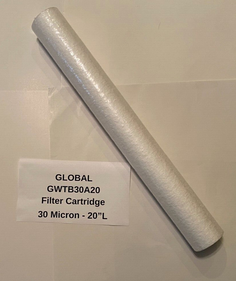 GLOBAL GWTB30A20 Filter Cartridge (30 Micron - 20" Length) - Prepaid Shipping