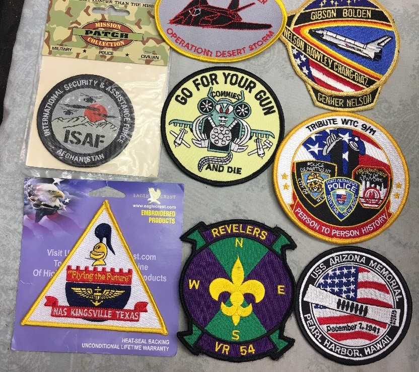 Lot of 8 AIR SHOW PATCHES military aircraft