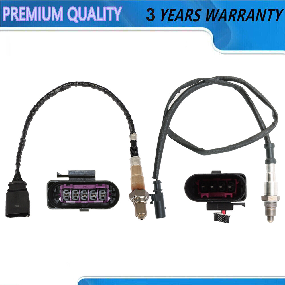 Set 2 Oxygen Sensor Up+Down For Volkswagen Beetle Passat 1.8L L4 Turbo 2014-2017